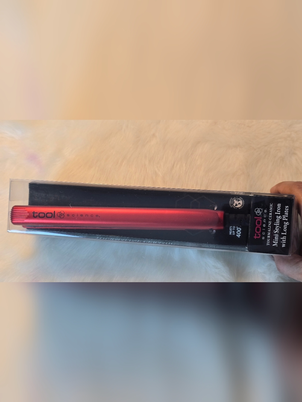 Tool Science Mini Styler Flat Hair Iron Straightener with long plates Unisex NIB - Picture 3 of 11
